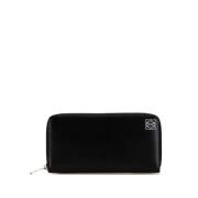 Pre-owned Leather wallets Loewe Pre-owned , Black , Dames