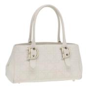 Pre-owned Leather handbags Dior Vintage , White , Dames