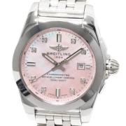 Pre-owned Metal watches Breitling Pre-owned , Pink , Dames