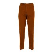 Bruine Chino Gabardine Broek Roy Roger's , Brown , Heren