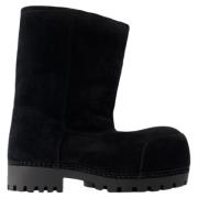 Leather boots Balenciaga , Black , Dames