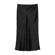 Midi rok uitlopend Marc O'Polo , Black , Dames