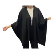 Dames Katoenen Poncho, Stijl 454960146 Ralph Lauren , Black , Dames