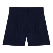 Korte shorts voor een stijlvolle look Sportmax , Blue , Dames