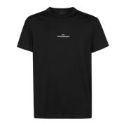 Casual Katoenen T-shirt Maison Margiela , Black , Heren