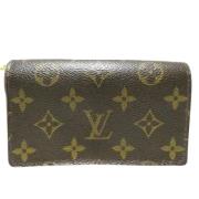 Pre-owned Leather wallets Louis Vuitton Vintage , Brown , Dames