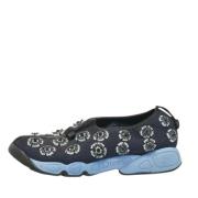 Pre-owned Mesh sneakers Dior Vintage , Blue , Dames