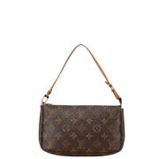 Pre-owned Canvas handbags Louis Vuitton Vintage , Brown , Dames