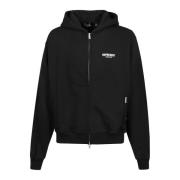 Club Zip Hoodie Represent , Black , Heren