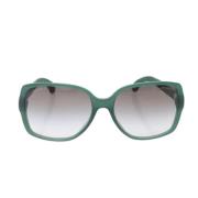 Pre-owned Plastic sunglasses Chanel Vintage , Green , Dames