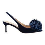 Fluwelen Enkellaarzen voor vrouwen Aquazzura , Black , Dames