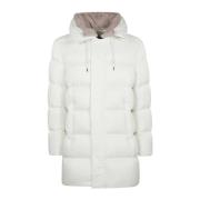 Faux Fur Arendelle Puffer Jacket Herno , White , Heren