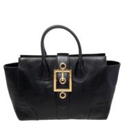 Pre-owned Leather gucci-bags Gucci Vintage , Black , Dames