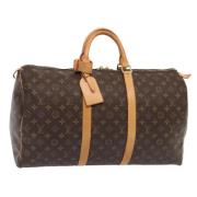 Pre-owned Leather handbags Louis Vuitton Vintage , Brown , Dames