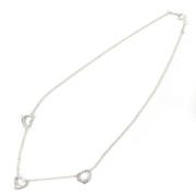 Pre-owned Metal necklaces Tiffany & Co. Pre-owned , Gray , Dames