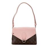 Pre-owned Canvas handbags Louis Vuitton Vintage , Pink , Dames