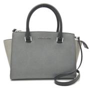 Pre-owned Leather handbags Michael Kors Pre-owned , Gray , Dames