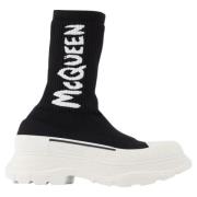 Fabric sneakers Alexander McQueen , Black , Dames