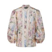 Kanten Bloemenshirt Zimmermann , Multicolor , Dames