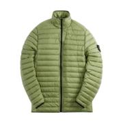 Groene Gewatteerde Ritsjas Stone Island , Green , Heren