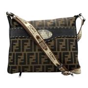 Pre-owned Canvas fendi-bags Fendi Vintage , Brown , Dames