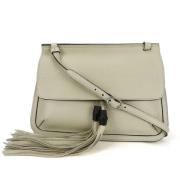 Pre-owned Leather gucci-bags Gucci Vintage , White , Dames