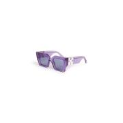 Stijlvolle Sunglasses Off White , Purple , Unisex