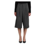 Gestreepte viscose lange broek Liu Jo , Gray , Dames