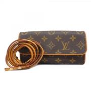 Pre-owned Fabric shoulder-bags Louis Vuitton Vintage , Brown , Dames