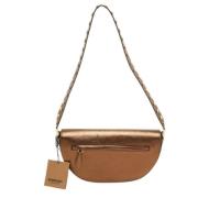 Pre-owned Leather shoulder-bags Burberry Vintage , Brown , Dames