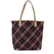 Pre-owned Canvas shoulder-bags Burberry Vintage , Red , Dames