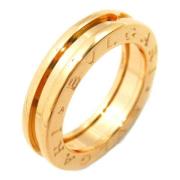 Pre-owned Metal rings Bvlgari Vintage , Yellow , Dames