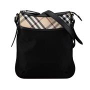 Pre-owned Nylon crossbody-bags Burberry Vintage , Black , Dames