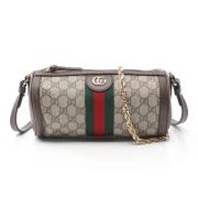 Pre-owned Leather gucci-bags Gucci Vintage , Beige , Dames