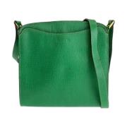 Pre-owned Leather shoulder-bags Loewe Pre-owned , Green , Dames