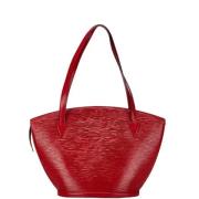 Pre-owned Leather louis-vuitton-bags Louis Vuitton Vintage , Red , Dam...