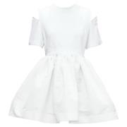 Pre-owned Cotton dresses Alexander McQueen Pre-owned , White , Dames