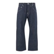 Denim Katoenen Jeans Klassieke Stijl Junya Watanabe , Blue , Heren