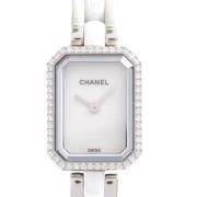 Pre-owned Metal watches Chanel Vintage , White , Dames