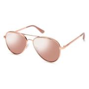 Roze Metalen Zonnebril Guess , Pink , Dames