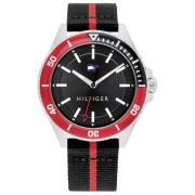 Roestvrijstalen kwarts herenhorloge grijs Tommy Hilfiger , Gray , Here...