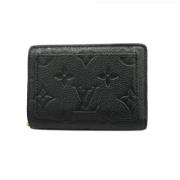 Pre-owned Fabric wallets Louis Vuitton Vintage , Black , Dames