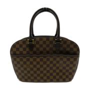 Pre-owned Canvas handbags Louis Vuitton Vintage , Brown , Dames