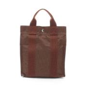 Pre-owned Canvas backpacks Hermès Vintage , Brown , Unisex