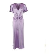 Lila Jurk Elegant Stijl Victoria Beckham , Purple , Dames