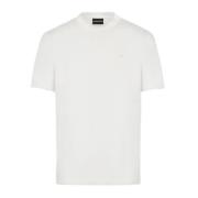 Heren Witte Katoenen T-shirt van Emporio Armani Emporio Armani , White...