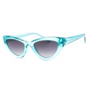 Blauwe Resin Zonnebril voor Vrouwen Guess , Blue , Dames