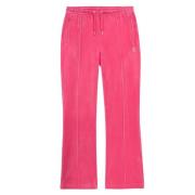 Fluwelen trainingsbroek met zilveren details Juicy Couture , Pink , Da...