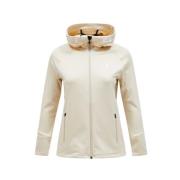 Sand Fog Zip Hood Rider Jas Peak Performance , Beige , Dames