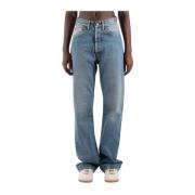 Blauwe Katoenen Jeans Maison Margiela , Blue , Dames